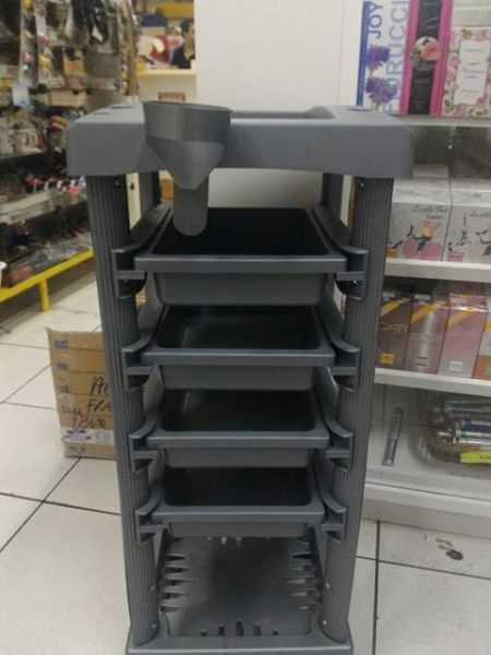 SANTA CLARA CARRINHO AUXILIAR MULTIUSO COM 4 GAVETAS